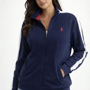 Polo by Ralph Lauren Blue Jacket with Red Accent